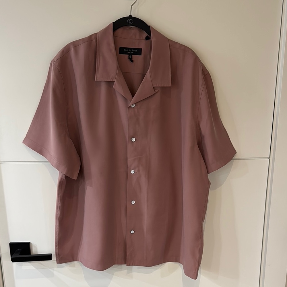rag & bone Men's Mauve Shirt